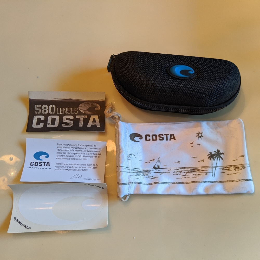 Costa sunglass case and bag